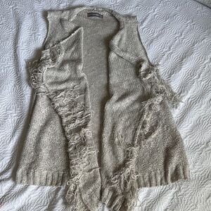 Cozy Fringed Sweater Vest